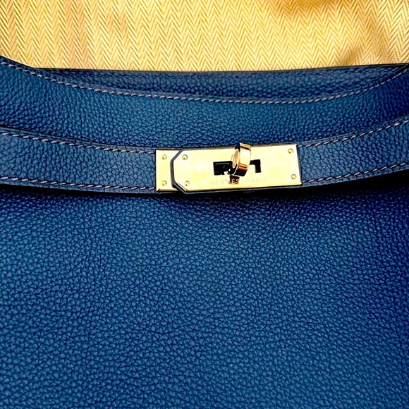 Hermès Blue De Prusse So Kelly Togo 26 Palladium Hardware - Picture 9 of 14